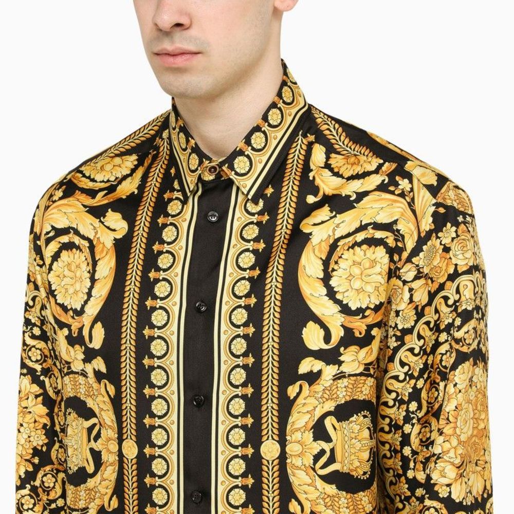 Versace Barocco Black/Gold Shirt - Picture 4 of 4
